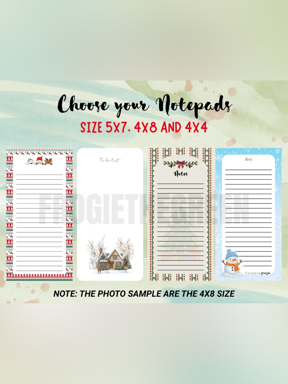 Christmas Notepads